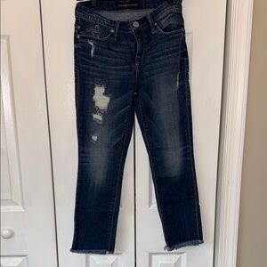 Rock & Republic Blue Ankle Cropped Jeans